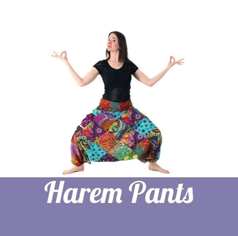 Harem Pants with Elasticated Waist
