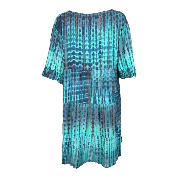 Tie Dye Short Sleeve Dress