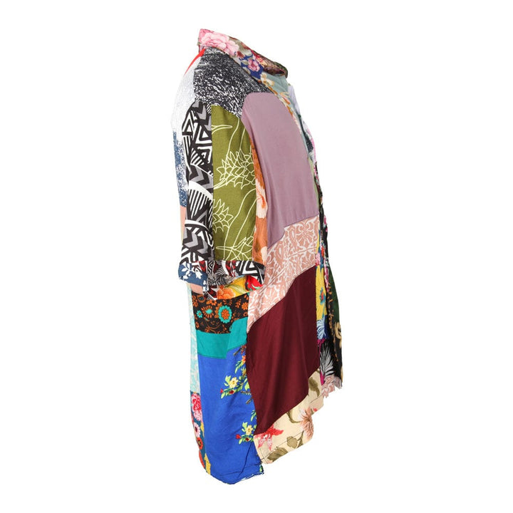 Vibrant Patchwork Shirt