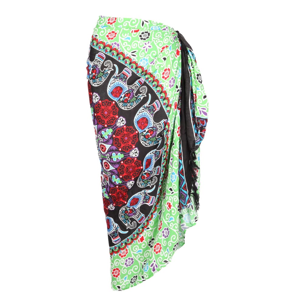 Elephant Mandala Print Sarong