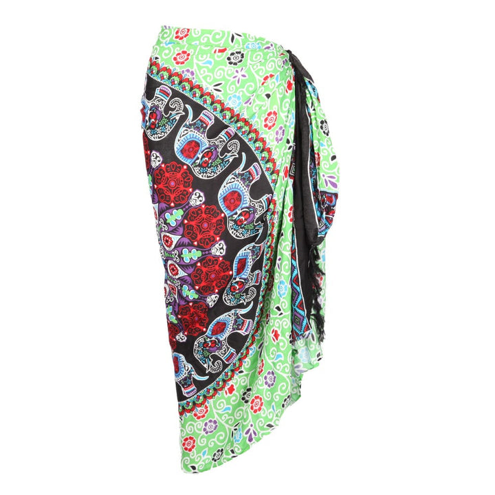Elephant Mandala Print Sarong