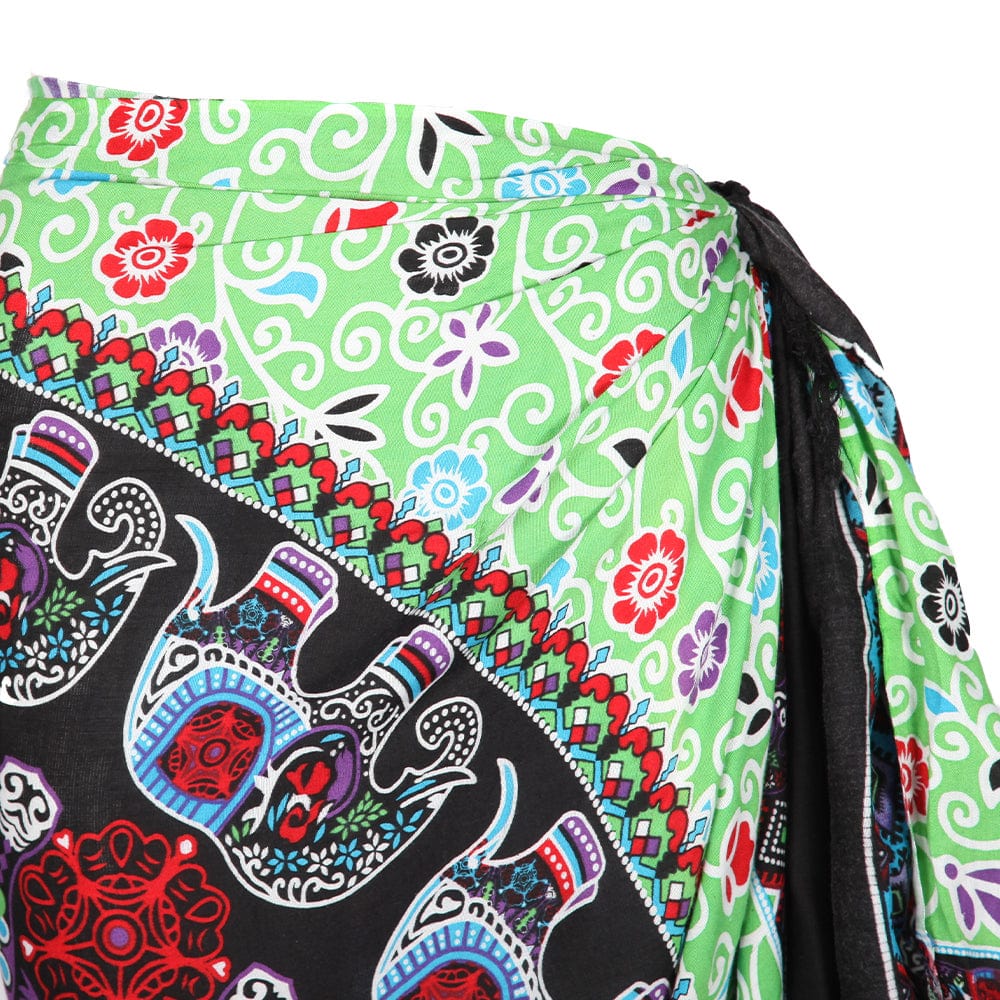 Elephant Mandala Print Sarong