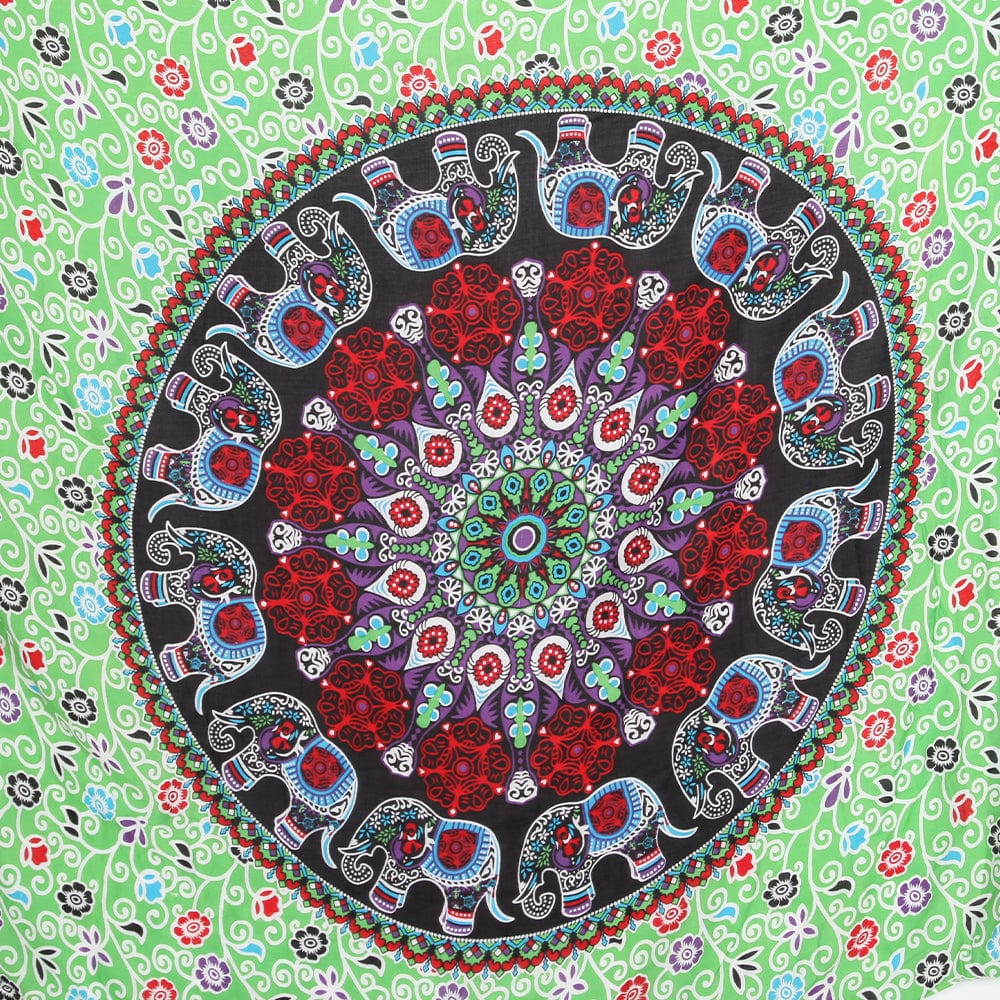 Elephant Mandala Print Sarong