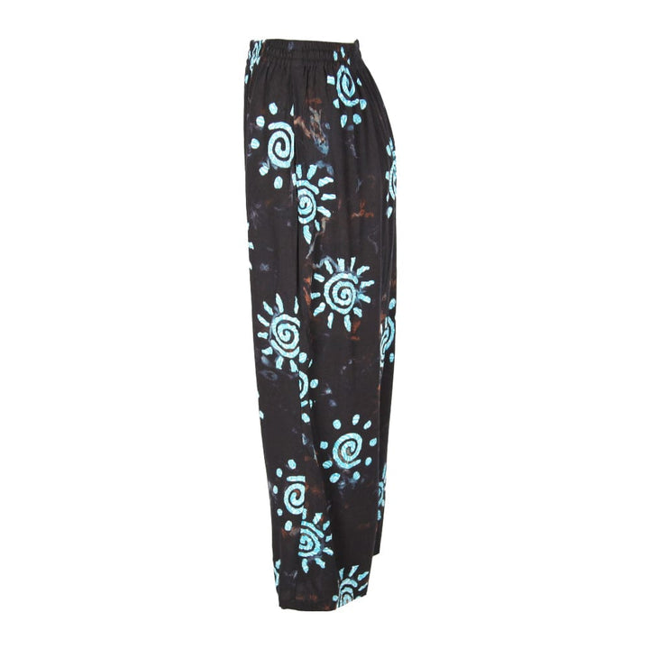Spiral Sun Pattern Trousers