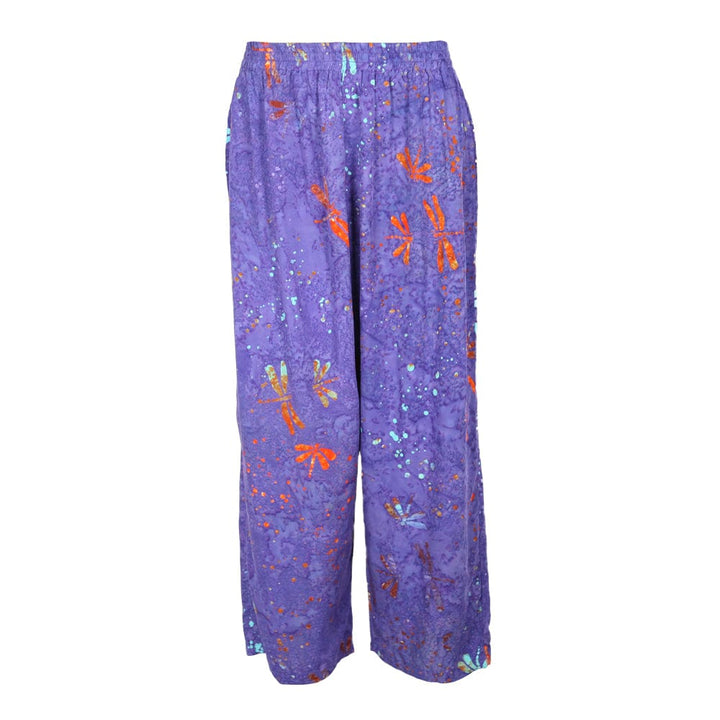 Dragonfly Batik Print Trousers