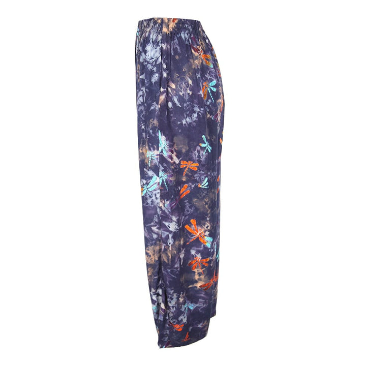 Dragonfly Batik Print Trousers