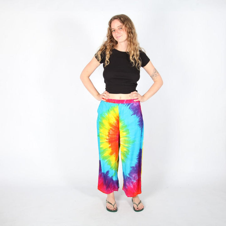 Cropped Tie Dye Trousers..