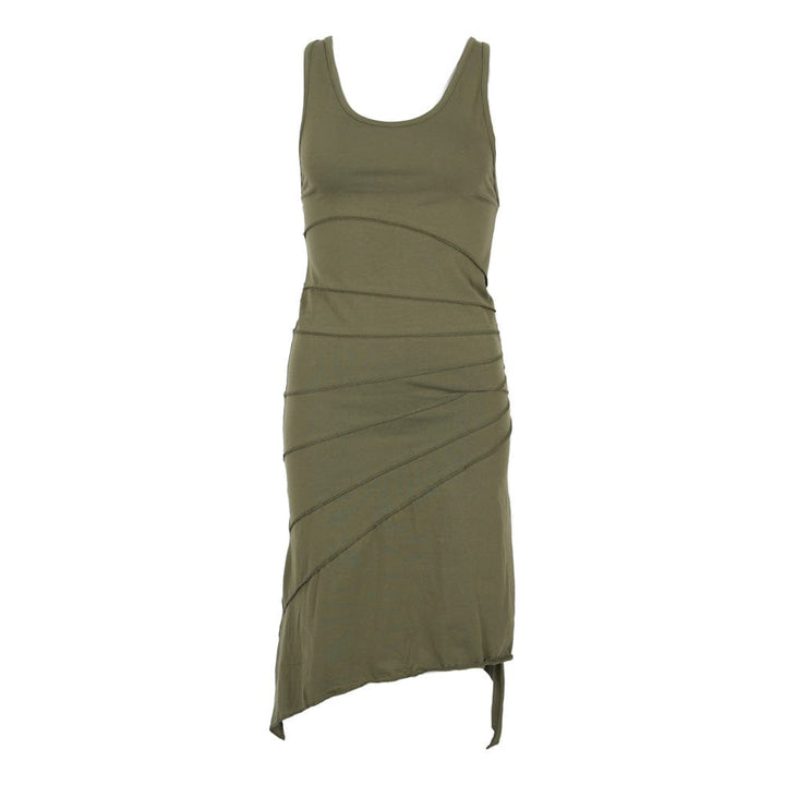Asymmetric Halterneck Dress