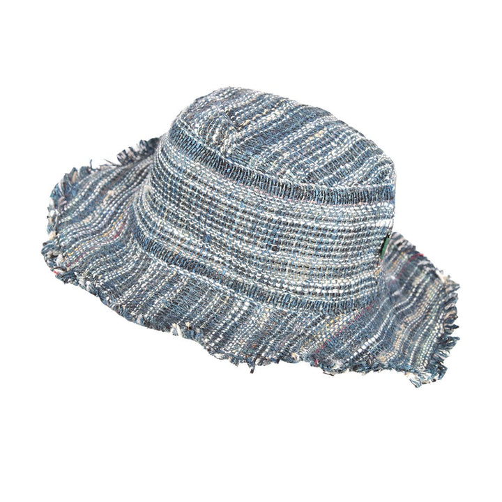 Men's Striped Hemp Sun Hat