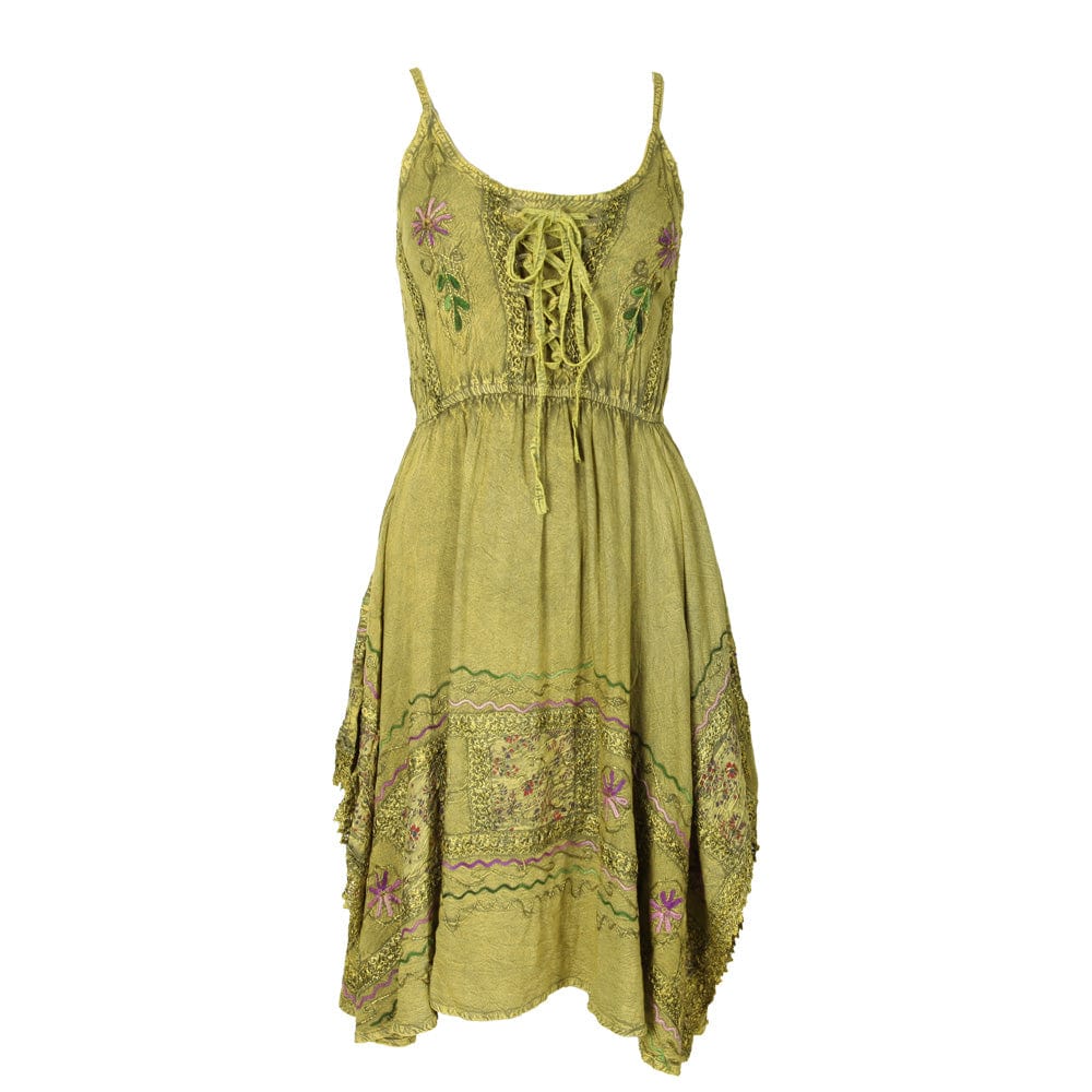Embroidered Cami Dress The Hippy Clothing Co. Embroidered Cami Dress The Hippy Clothing Co.
