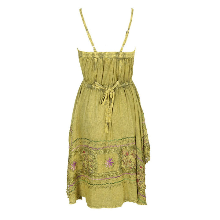 Embroidered Cami Dress