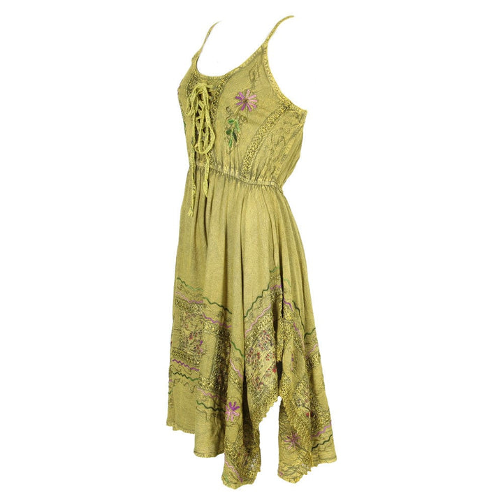 Embroidered Cami Dress