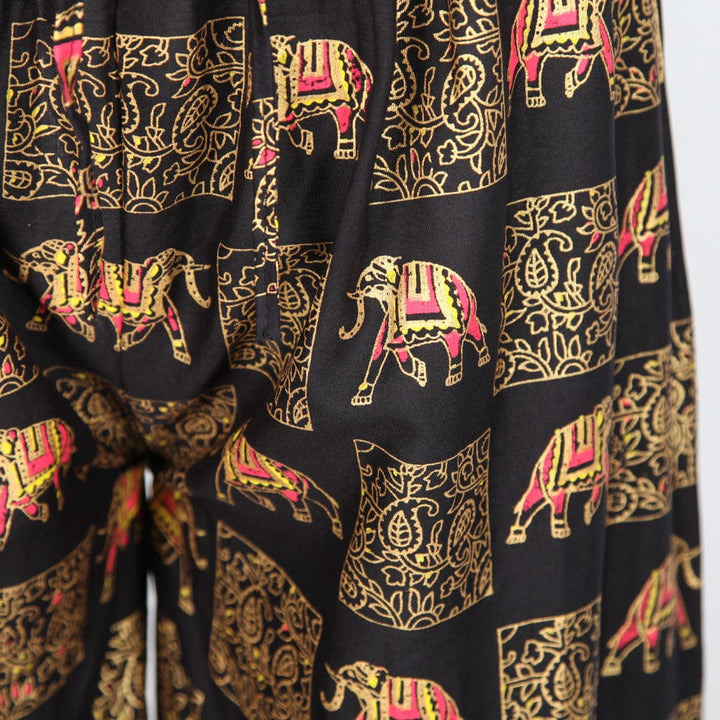 Wide Leg Indian Elephant Pants
