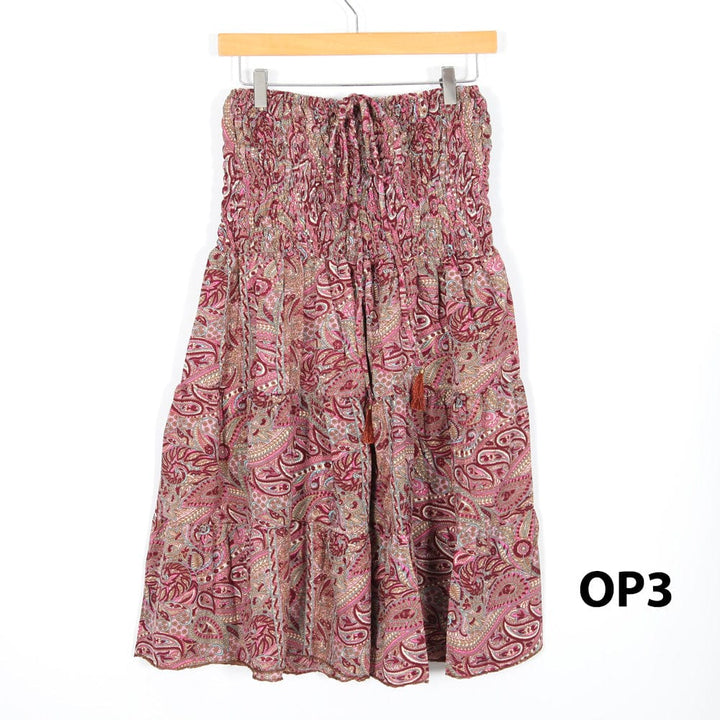 Halter Neck Recycled Sari Dress