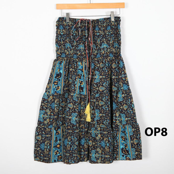 Halter Neck Recycled Sari Dress