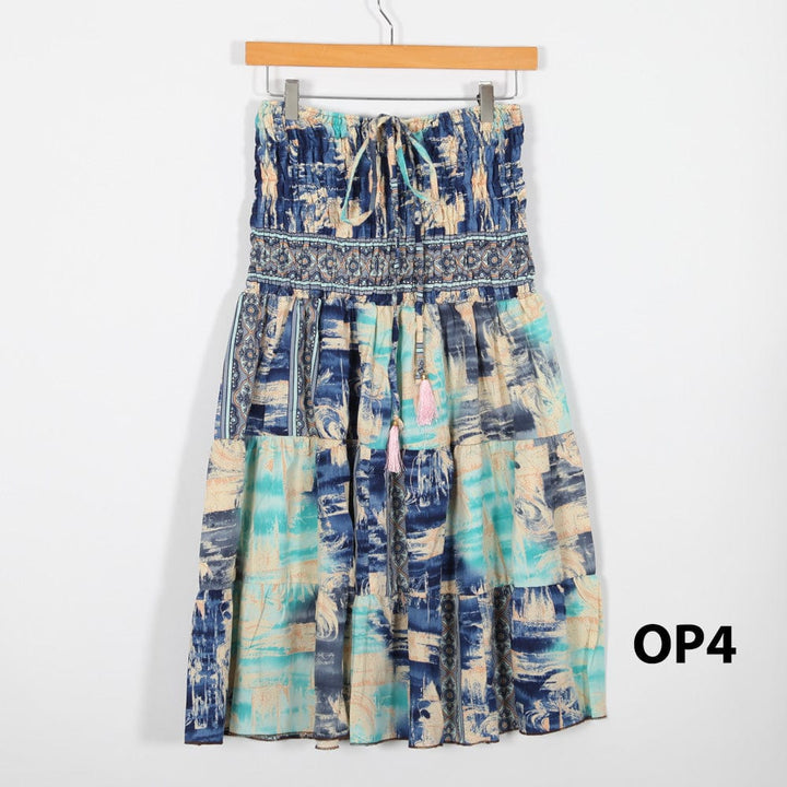 Halter Neck Recycled Sari Dress