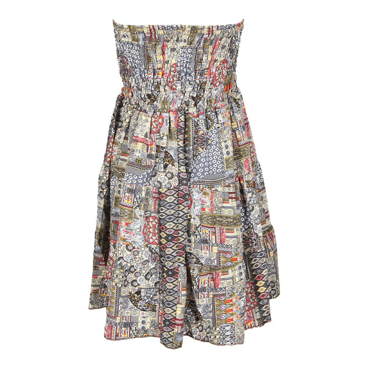 Halter Neck Recycled Sari Dress