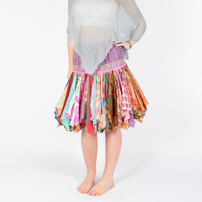 Upcycled Mini Hanky Skirt