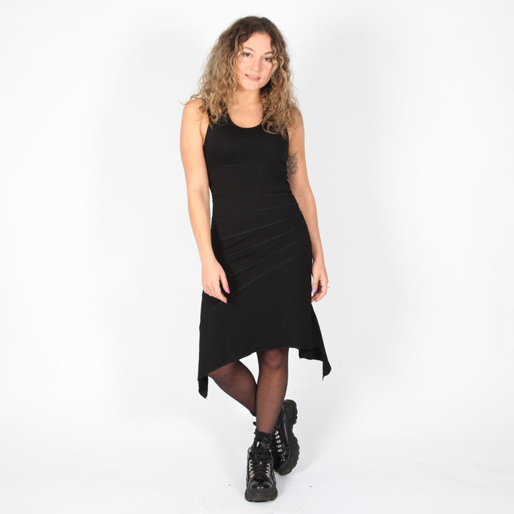 Asymmetric Halterneck Dress