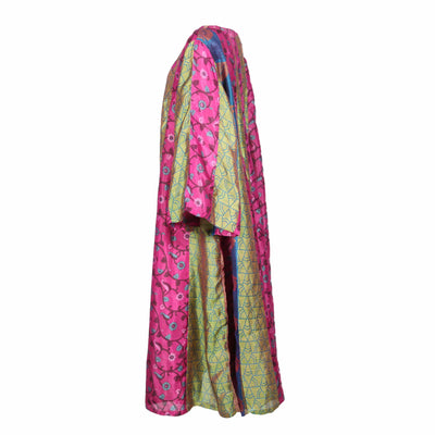 Upcycled Sari Panel Dress
