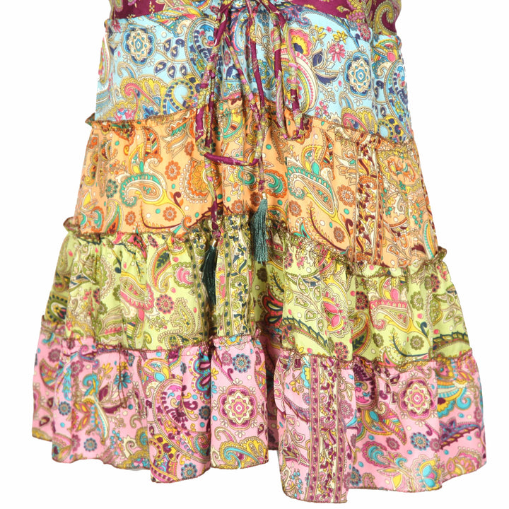 Tiered Paisley Cami Top