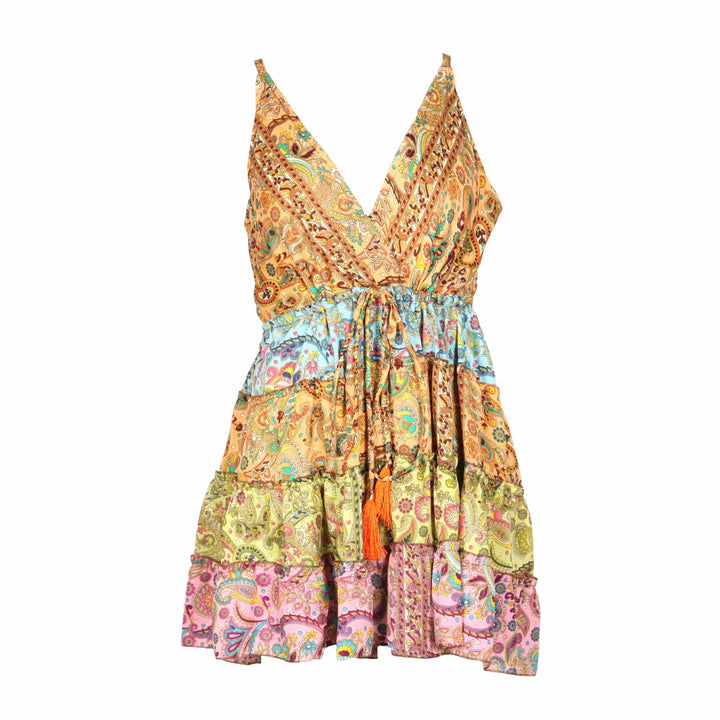 Tiered Paisley Cami Top
