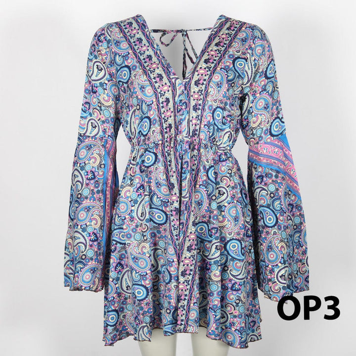 Paisley Bell Sleeve Blouse