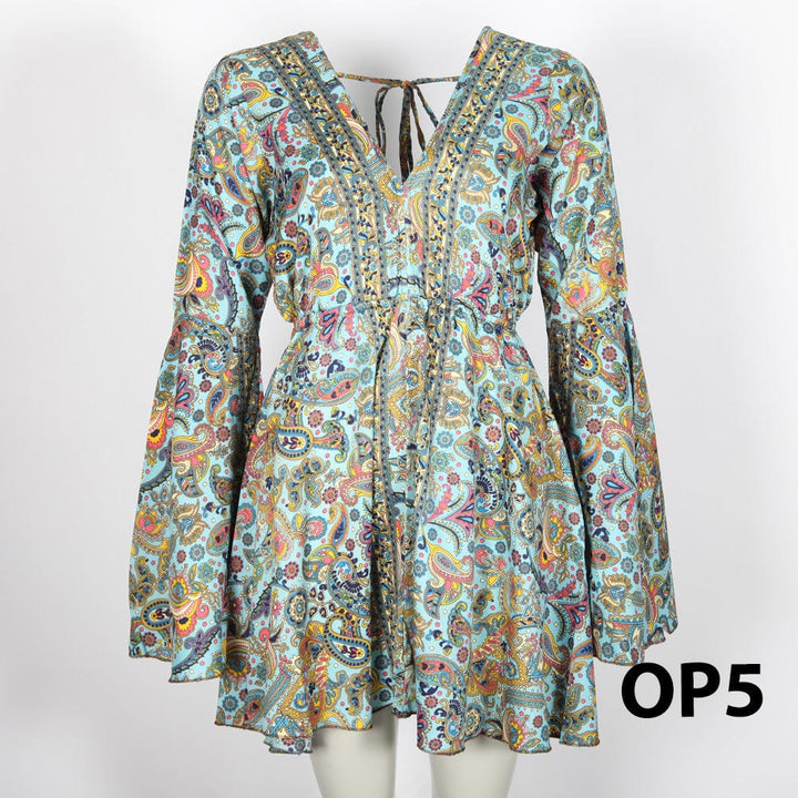 Paisley Bell Sleeve Blouse