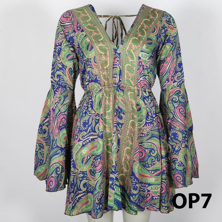 Paisley Bell Sleeve Blouse