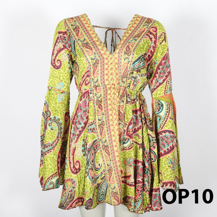Paisley Bell Sleeve Blouse