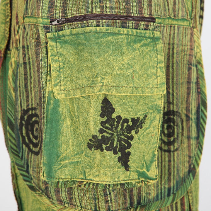 Patchwork Harem Pants