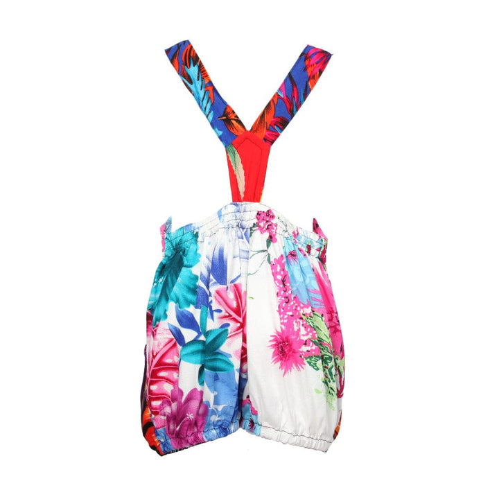 Kids Patchwork Short Dungarees