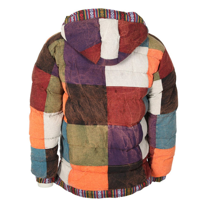 Patchwork Puffer Jacket