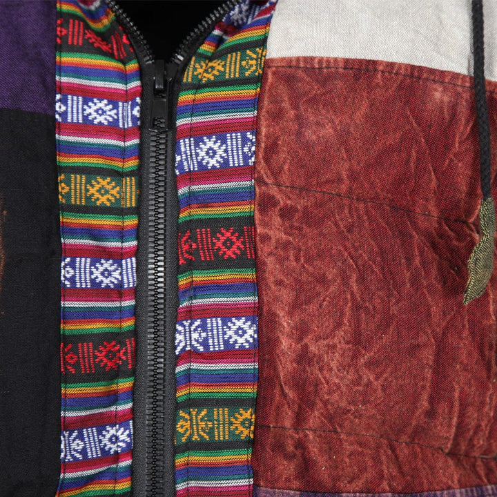 Patchwork Puffer Jacket