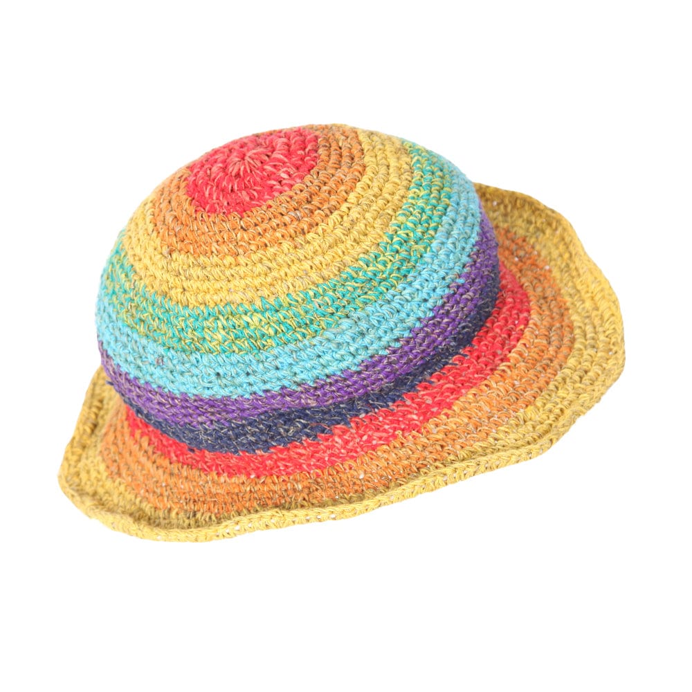 Rainbow Woven Hat