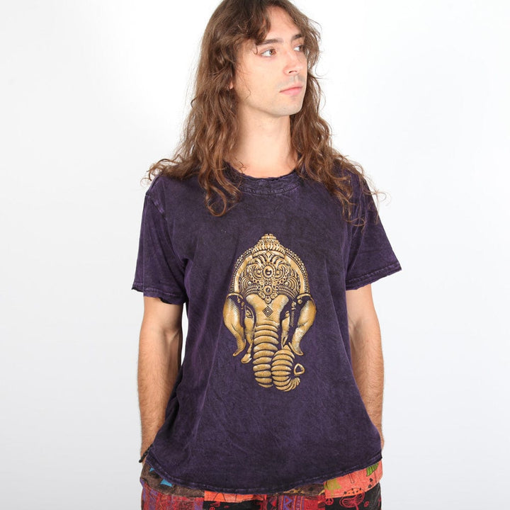 Unisex Oversized Ganesh Print T-Shirt