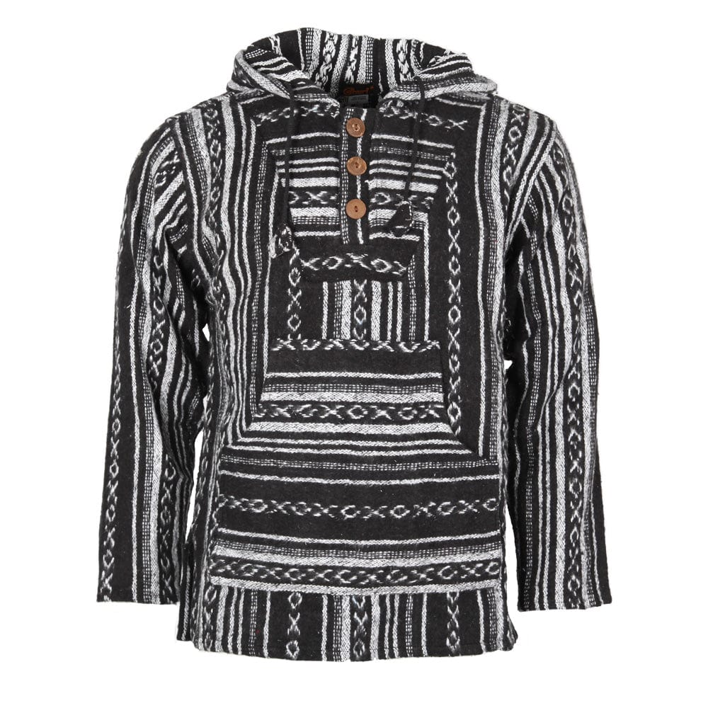 Brushed Cotton Baja Hoodie The Hippy Clothing Co.