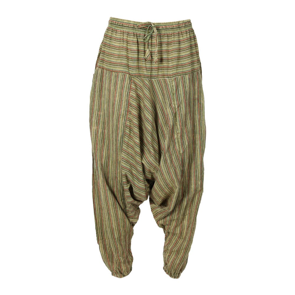 Striped harem pants shop