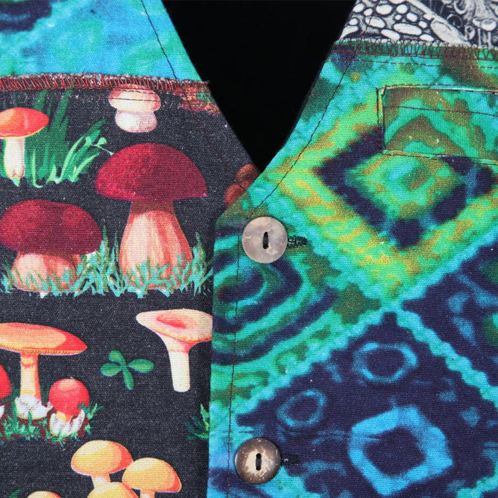 Printed Cotton Waistcoat