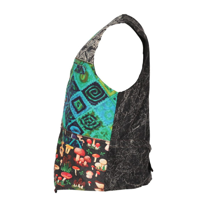 Printed Cotton Waistcoat