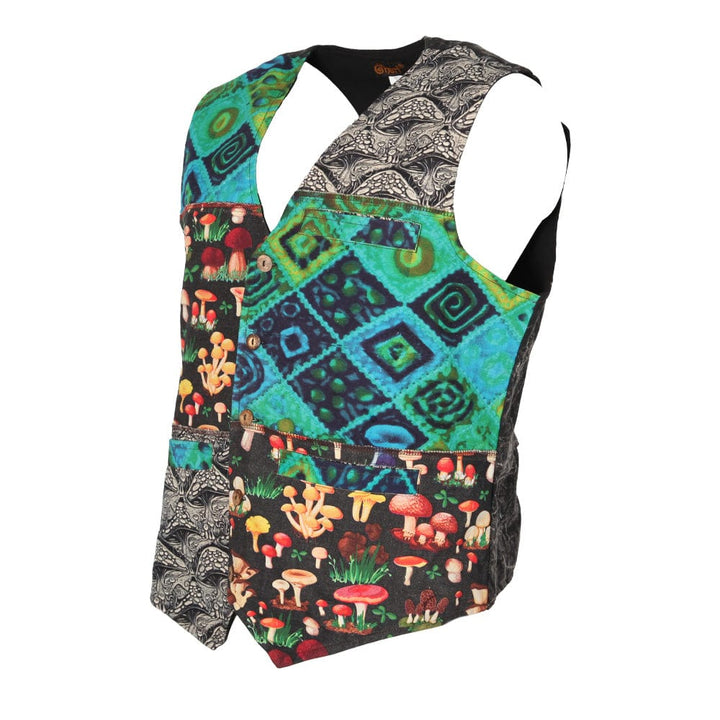 Printed Cotton Waistcoat