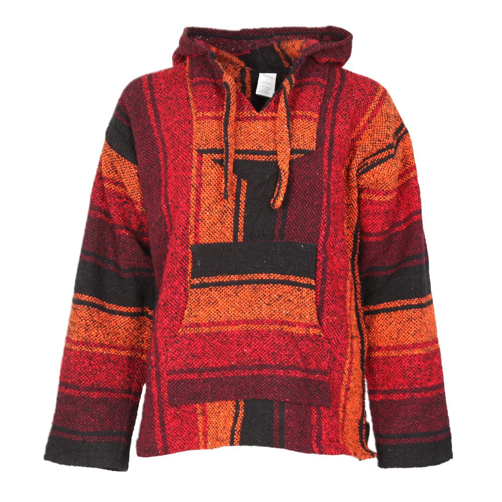Sunset Orange Baja Hoodie