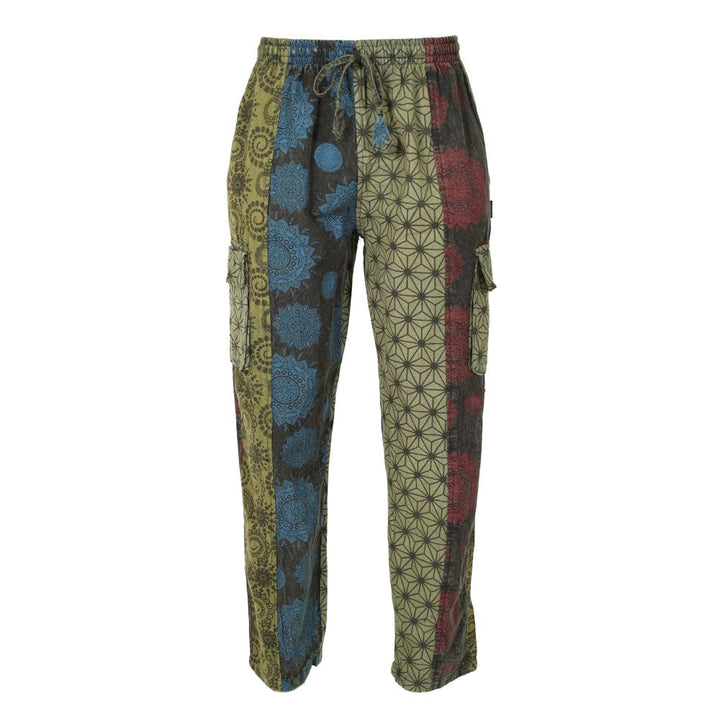 Patchwork Cargo Trousers