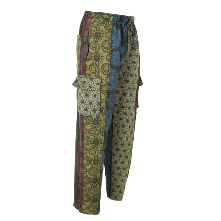 Patchwork Cargo Trousers