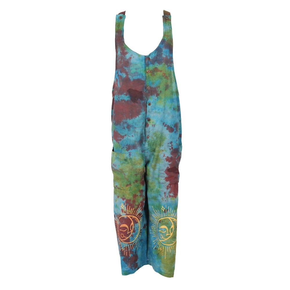 Tie-Dye & Celestial Print Vest Top