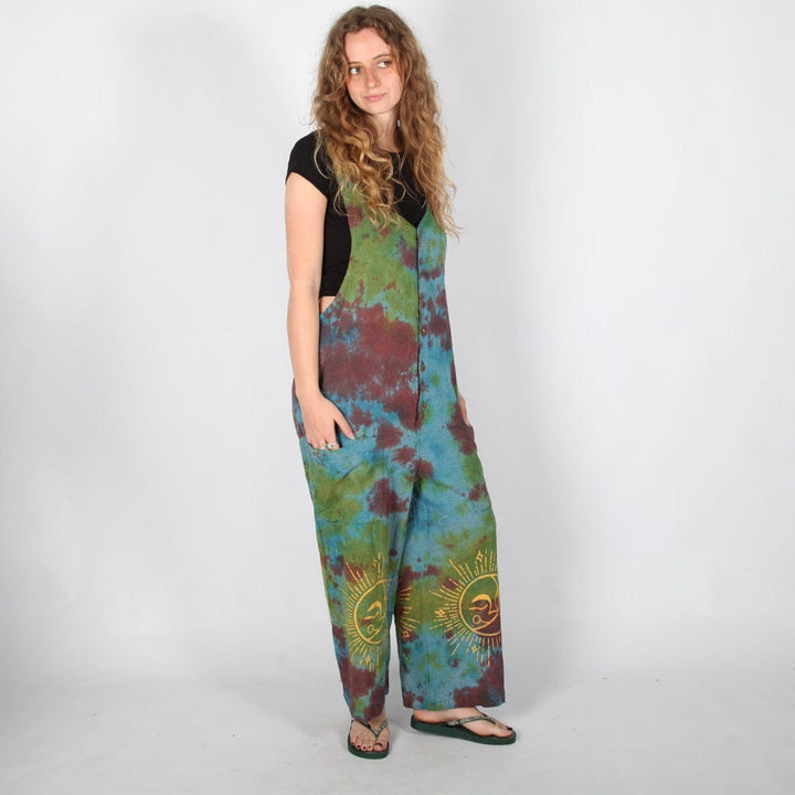 Tie Dye Celestial Dungarees