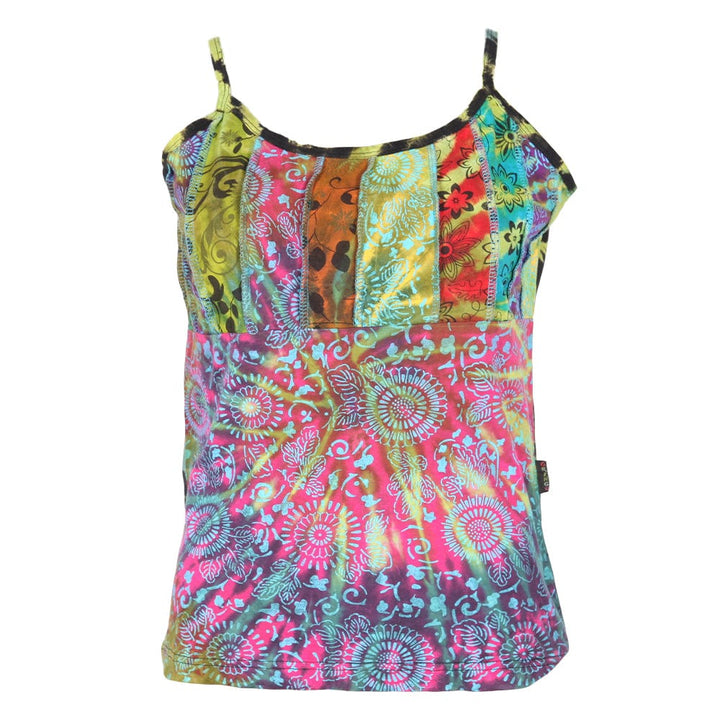 Patchwork Tie Dye Cami Top