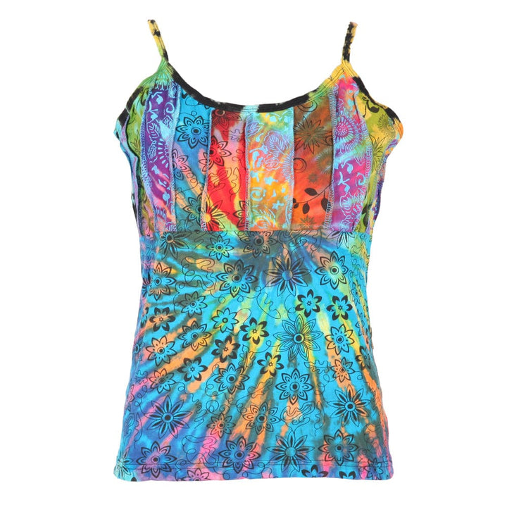 Patchwork Tie Dye Cami Top