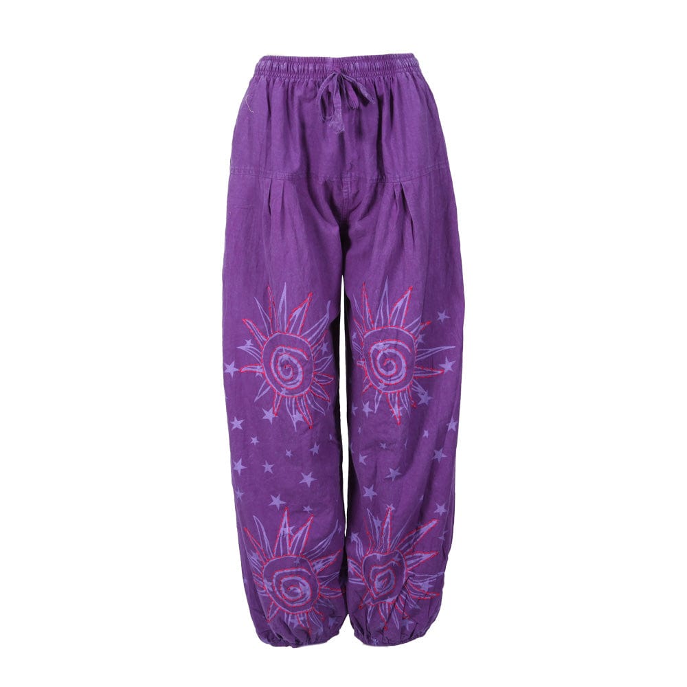Purple hippie pants store
