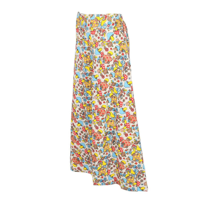 Mushroom Print Wide Leg Trousers..